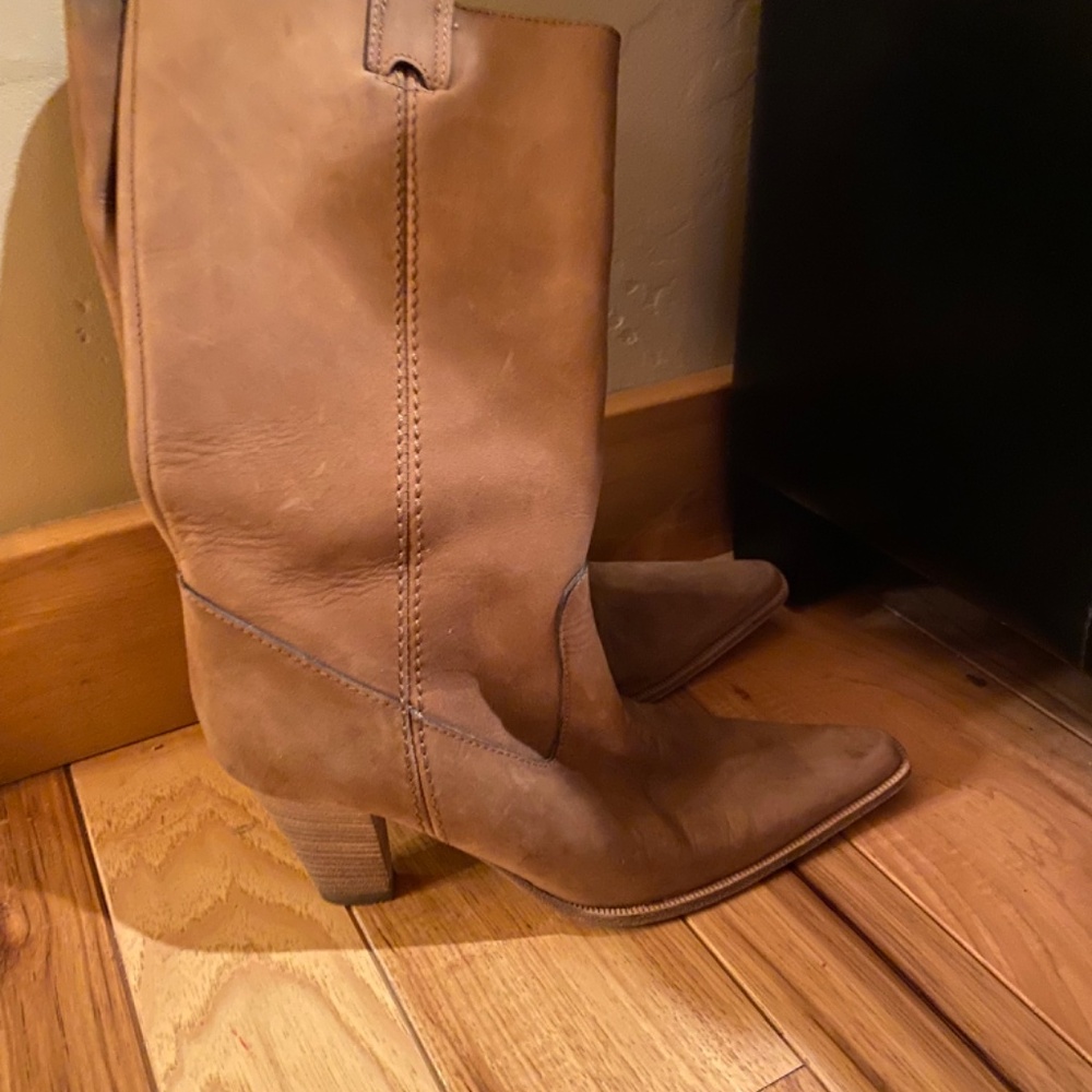 Original Michael Kors leather boots size 6 M made in Italy new never worn